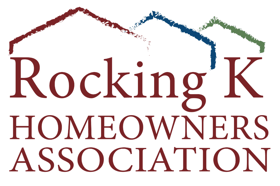 Rocking K Homeowners Association logo.